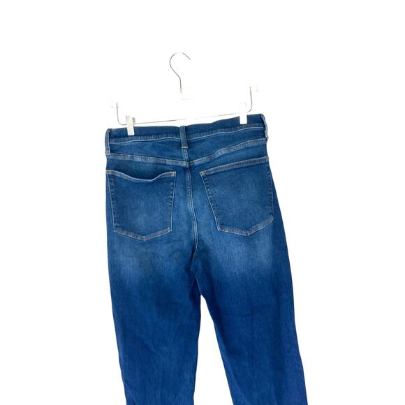 J.Crew Indigo Wash Signature Stretch High Rise Stovepipe Straight Jean Size 31 - Picture 7 of 11